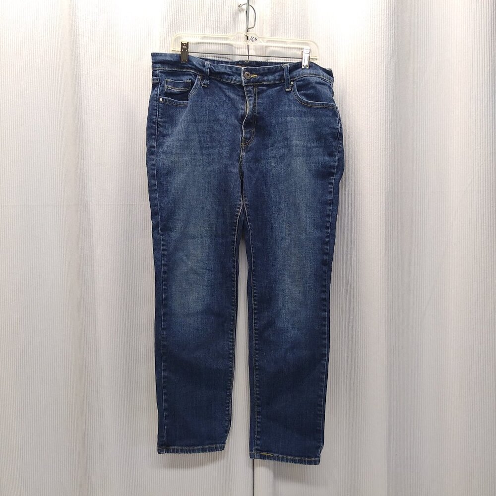 Levi's The Original Jeans Womens 16S/C Mid-Rise Skinny Denim Red Tag Embroidered